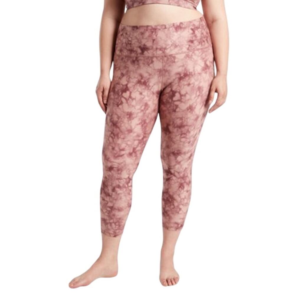 Athleta NWT Salutation Stash Pocket II Printed Legging Plus Size 3X Powervita